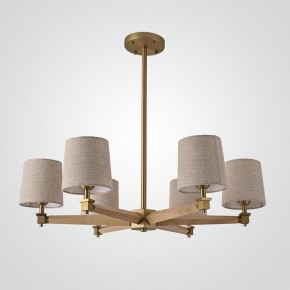 Люстра на штанге Imperiumloft Jorgenson Beige/Light wood STAVRA01 в Тавде - tavda.ok-mebel.com | фото