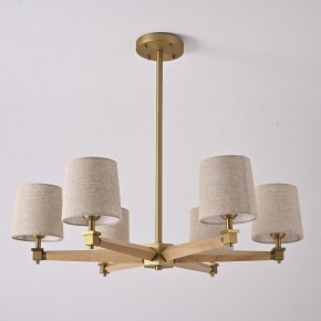 Люстра на штанге Imperiumloft Jorgenson Beige/Light wood STAVRA01 в Тавде - tavda.ok-mebel.com | фото 3