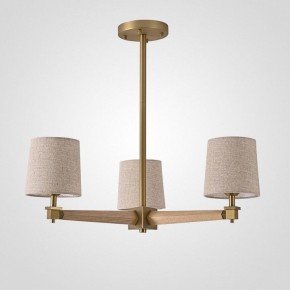 Люстра на штанге Imperiumloft Jorgenson Beige/Light wood STAVRA01 в Тавде - tavda.ok-mebel.com | фото