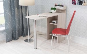 Стол маникюрный 4 трансформер с полками в Тавде - tavda.ok-mebel.com | фото