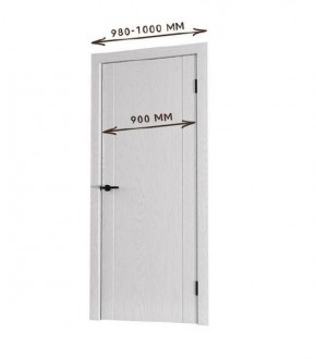 Межкомнатная дверь Bolivar Роялвуд белый (комплект) 900 в Тавде - tavda.ok-mebel.com | фото