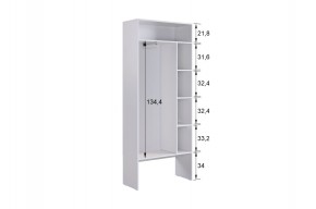 МЕРСИ Прихожая (модульная) графит в Тавде - tavda.ok-mebel.com | фото 5