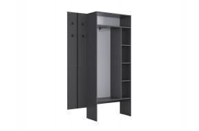 МЕРСИ Прихожая (модульная) графит в Тавде - tavda.ok-mebel.com | фото 7