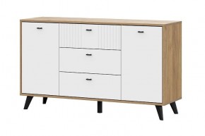 МИЛАН Спальня (Дуб Золотой/Белый матовый) в Тавде - tavda.ok-mebel.com | фото 14