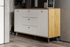 МИЛАН Спальня (Дуб Золотой/Белый матовый) в Тавде - tavda.ok-mebel.com | фото 48