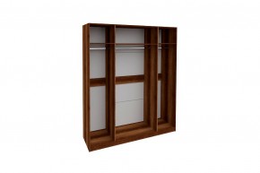Модульная Спальня Римини (МДФ графит софт) в Тавде - tavda.ok-mebel.com | фото 8