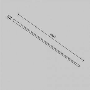 Модульный светильник Maytoni Basis C100CL-L1000-24W3-6K-B в Тавде - tavda.ok-mebel.com | фото 6