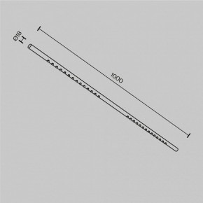 Модульный светильник Maytoni Points C101CL-L1000-24W3-6K-B в Тавде - tavda.ok-mebel.com | фото 6
