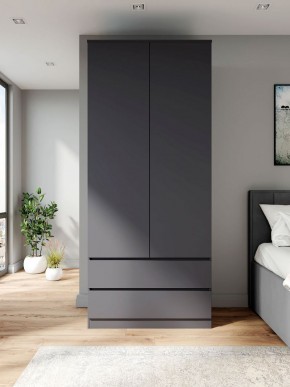 МОРИ МШ 900.2 Шкаф (графит) в Тавде - tavda.ok-mebel.com | фото 3