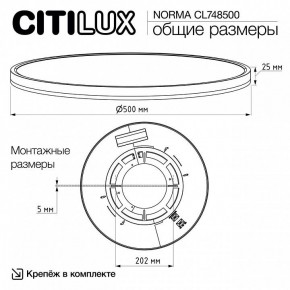 Накладной светильник Citilux Norma CL748500 в Тавде - tavda.ok-mebel.com | фото 11