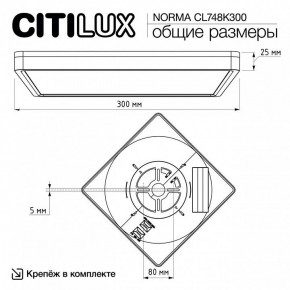 Накладной светильник Citilux Norma CL748K300 в Тавде - tavda.ok-mebel.com | фото 7