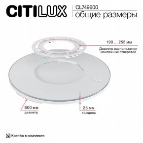 Накладной светильник Citilux NORMA CL749600 в Тавде - tavda.ok-mebel.com | фото 12