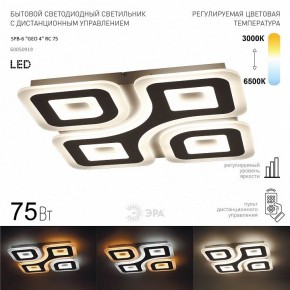 Накладной светильник Эра  SPB-6 GEO 4 RC 75 в Тавде - tavda.ok-mebel.com | фото 2