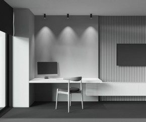 Накладной светильник Maytoni FOCUS LED C056CL-L12B2.7K-W-B в Тавде - tavda.ok-mebel.com | фото 5