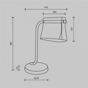 Настольная лампа декоративная Maytoni Cabaret MOD170TL-L8BS3K в Тавде - tavda.ok-mebel.com | фото 7