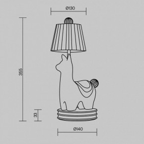 Настольная лампа декоративная Maytoni Senor Alpaca MOD377TL-L5W3K в Тавде - tavda.ok-mebel.com | фото 10
