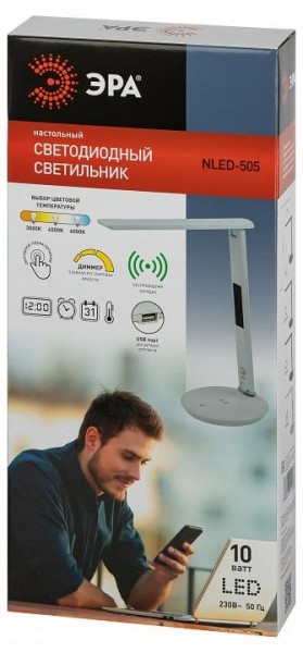 Настольная лампа офисная Эра  NLED-505-10W-W в Тавде - tavda.ok-mebel.com | фото 5