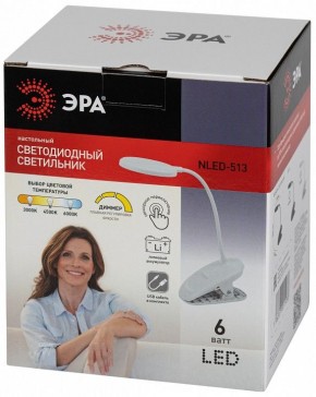 Настольная лампа офисная Эра  NLED-513-6W-W в Тавде - tavda.ok-mebel.com | фото 7