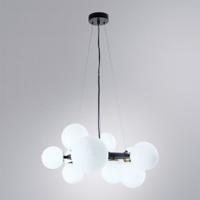 Подвесная люстра Arte Lamp Gemini A2243SP-10BK в Тавде - tavda.ok-mebel.com | фото 3
