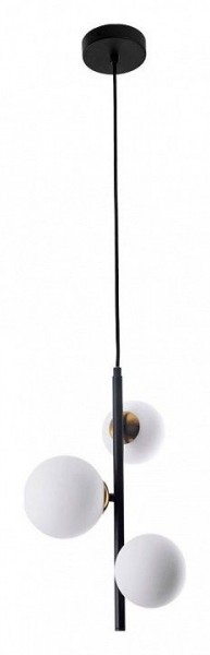 Подвесная люстра Arte Lamp Gemini A2243SP-3BK в Тавде - tavda.ok-mebel.com | фото 2