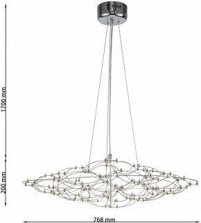 Подвесная люстра Favourite Thinner 4305-8P в Тавде - tavda.ok-mebel.com | фото 5