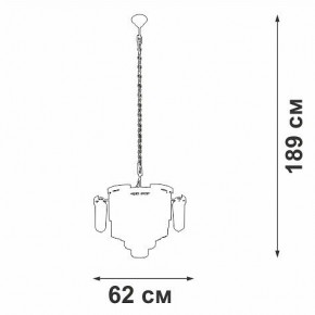 Подвесная люстра Vitaluce V58370 V58370-8/13 в Тавде - tavda.ok-mebel.com | фото 3
