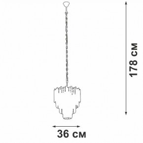 Подвесная люстра Vitaluce V58470 V58470-8/5 в Тавде - tavda.ok-mebel.com | фото 4