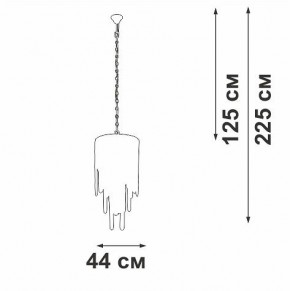 Подвесная люстра Vitaluce V5885 V5885-9/7 в Тавде - tavda.ok-mebel.com | фото 3
