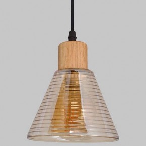 Подвесной светильник Imex MD.5870 MD.5870-1-P-WOOD+BK в Тавде - tavda.ok-mebel.com | фото 1