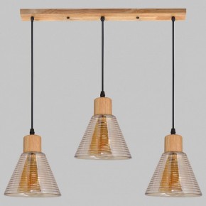 Подвесной светильник Imex MD.5870 MD.5870-3-P-WOOD+BK в Тавде - tavda.ok-mebel.com | фото