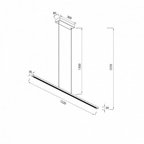 Подвесной светильник Mantra Lineal 8954 в Тавде - tavda.ok-mebel.com | фото 3