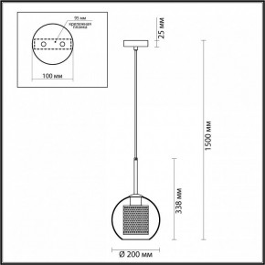 Подвесной светильник Odeon Light Clocky 4939/1 в Тавде - tavda.ok-mebel.com | фото 4