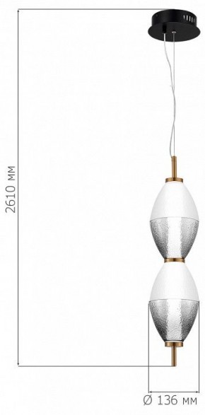 Подвесной светильник ST-Luce Ice SL6130.403.15 в Тавде - tavda.ok-mebel.com | фото 4