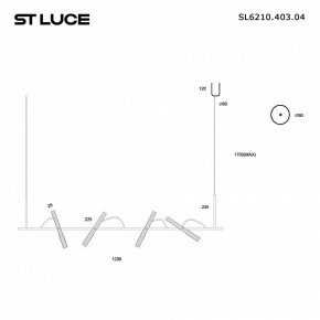 Подвесной светильник ST-Luce LILT SL6210.403.04 в Тавде - tavda.ok-mebel.com | фото 2