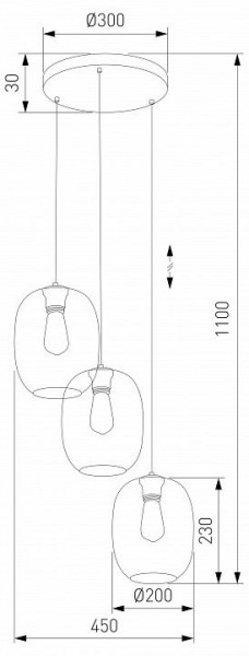 Подвесной светильник TK Lighting Elio 5973 Elio в Тавде - tavda.ok-mebel.com | фото 3