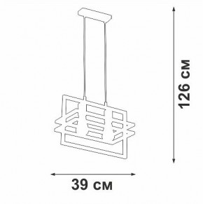 Подвесной светильник Vitaluce V2861 V2861-1/2S в Тавде - tavda.ok-mebel.com | фото 5