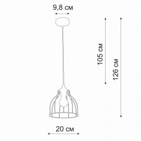 Подвесной светильник Vitaluce V3102 V3102-1/1S в Тавде - tavda.ok-mebel.com | фото 3