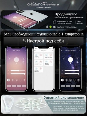 Потолочная люстра Natali Kovaltseva COBRA LED LAMPS 81121/7C в Тавде - tavda.ok-mebel.com | фото 7
