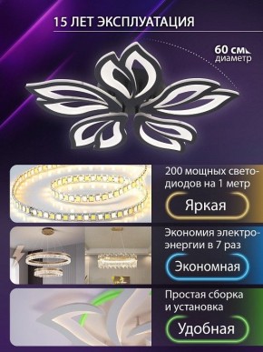 Потолочная люстра Natali Kovaltseva FORTUNA LED LAMPS 81107/5C в Тавде - tavda.ok-mebel.com | фото 5