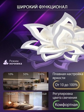 Потолочная люстра Natali Kovaltseva OLIMP LED SMART 84005 в Тавде - tavda.ok-mebel.com | фото 6