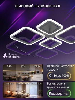 Потолочная люстра Natali Kovaltseva OPTI LED LAMPS 81108/2C в Тавде - tavda.ok-mebel.com | фото 6