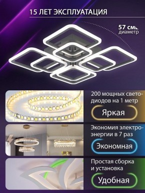 Потолочная люстра Natali Kovaltseva SPEKTR LED LAMPS 81108/5C в Тавде - tavda.ok-mebel.com | фото 5