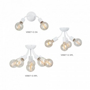 Потолочная люстра Vitaluce V3927 V3927-0/4PL в Тавде - tavda.ok-mebel.com | фото 4
