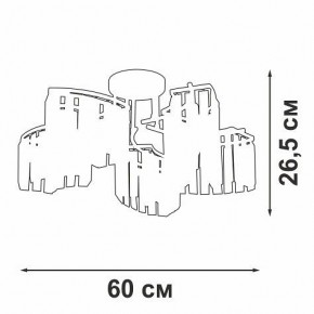 Потолочная люстра Vitaluce V5884 V5884-0/5PL в Тавде - tavda.ok-mebel.com | фото 3
