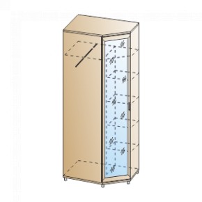 Прихожая Мелисса композиция 10 (Гикори Джексон светлый) в Тавде - tavda.ok-mebel.com | фото 6