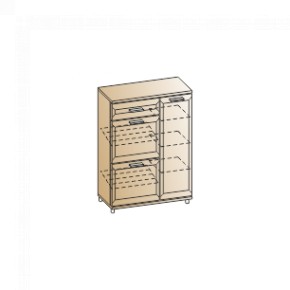 Прихожая Мелисса композиция 6 (Ясень Асахи) в Тавде - tavda.ok-mebel.com | фото 3