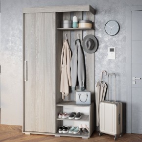 Прихожая Зара ПР-01 (ясень белый) в Тавде - tavda.ok-mebel.com | фото 3