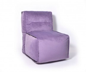 Прямое модульное бескаркасное кресло Комфорт (Фиолет велюр) в Тавде - tavda.ok-mebel.com | фото