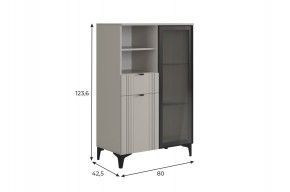 РИЧ Комод 2 со стеклом в Тавде - tavda.ok-mebel.com | фото 2