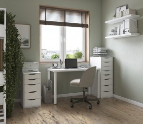 S01439 Ингар Д 132 стол письменный 132x58x76, белый в Тавде - tavda.ok-mebel.com | фото 2